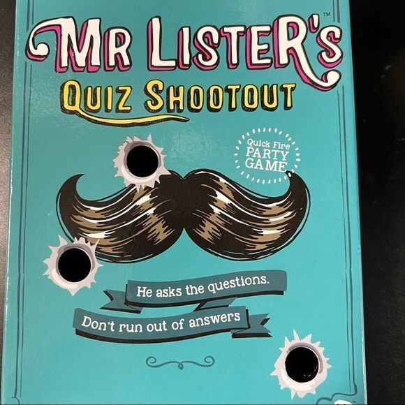 Mr Lister’s Quiz Shootout Party Game NWOT - Picture 2 of 7